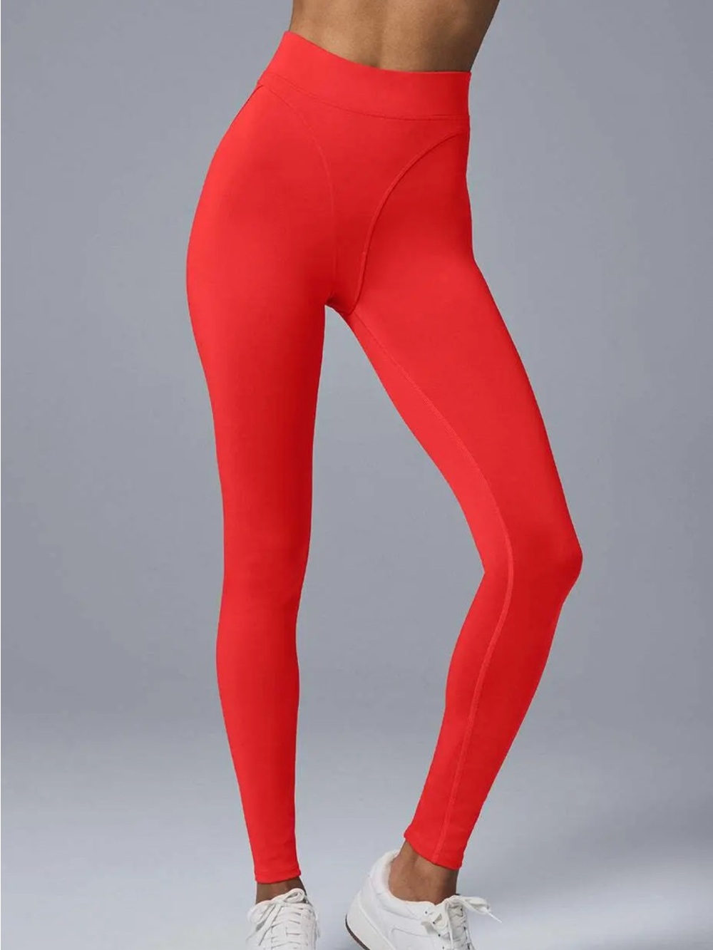 Alo Airlift Extreme Yoga High-Waist Bright Red Performance Leggings SMALL 28”